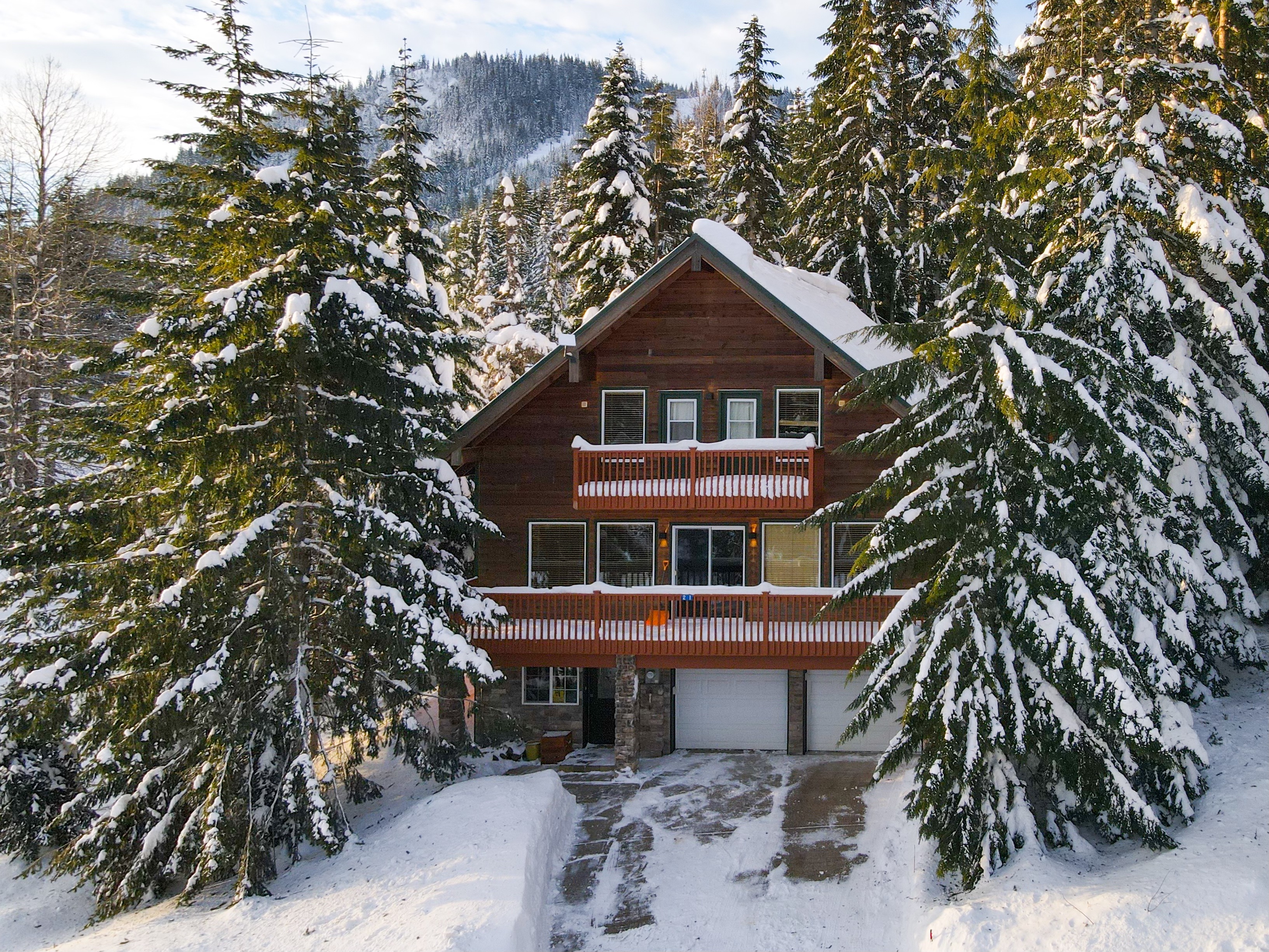 Snoqualmie Pass Mountain Town Washington State